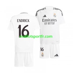 Maillot de Foot Real Madrid ENDRICK 16 Enfant Domicile 2024/25